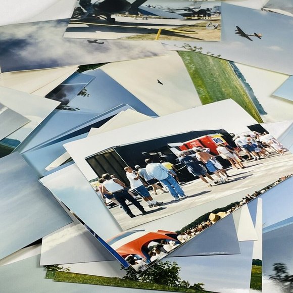 Vintage Lot Aviation Airplane Air Show Snapshot Photos Pictures Blue Angels 90s - Picture 5 of 12